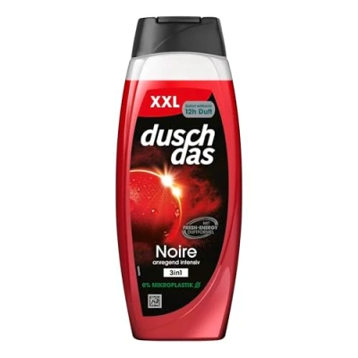 Bild av Duschdas 3 i 1 duschgel och schampo Noire XXL duschbad med fräsch energi doftformel ger en uppfriskande start på dagen 450 ml