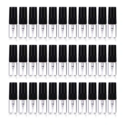 Bild av Enslz 2 ml mini parfym sprayflaskor påfyllningsbara tomma resor genomskinliga atomizer glasflaskor 30 st (2 ml, svart)