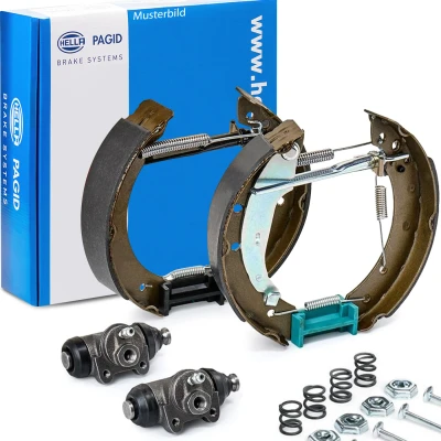 Bild av HELLA Shoe Kit Pro 8DB 355 004 141 de freins, freins à tambours avec cylindre roue FORD: Transit Mk3 Сamion Plateau/Сhâssis, Van
