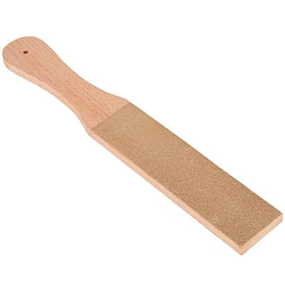 Bild av Leather Sharpening Strop Tool Stone Dual Sided Polishing Sharpener Goods Tools for Kitchen Hunting and Pocket