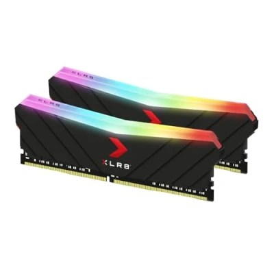 Bild av PNY XLR8 Gaming EPIC X RGB DDR4 3200MHz 32GB (2x16GB) Desktop Memory Dual Pack Black