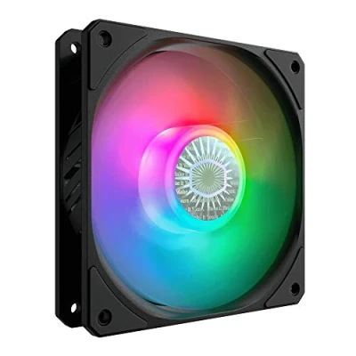 Bild av Cooler Master SickleFlow 120 ARGB chassi och kylfläkt moderkortskompatibel Genomskinliga Air Balance blad, 62 CFM, 2,5 mmH20, 8 till 27 dBA