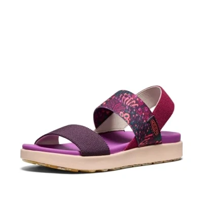 Bild av KEEN kvinnors Elle Backstrap kil sandaler, Beaujolais/plommon perfekt, 7 UK, Beaujolais plommon 40 EU