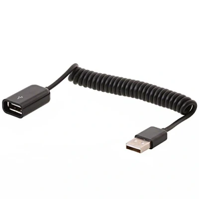 Bild av Delock USB 2.0 typ A spiralkabel (upp till 60 cm)