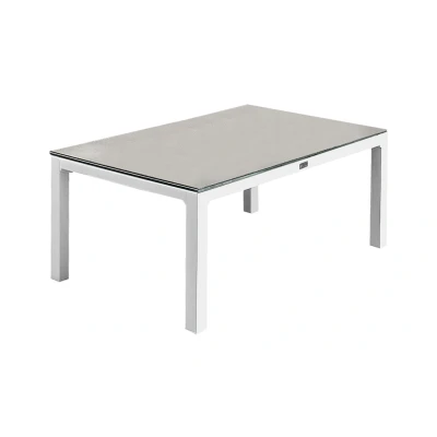Bild av Venture Design, Copacabana soffbord 120x70 cm Vit/Grå