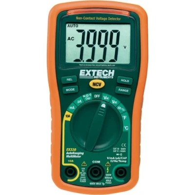 Bild av Extech EX330 minimultimeter med 12 funktioner inklusive beröringsfri spänningstestare