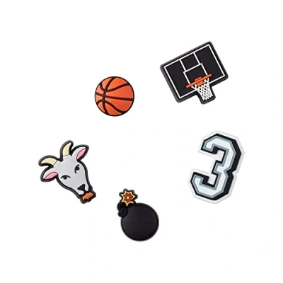 Bild av Crocs Jibbitz Basketball STAR 5 PACK Övriga accessoarer, Storlek: One Size, Multi