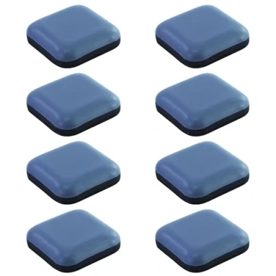 Bild av 26 stycken PTFE Teflon kvadratiska möbeltassar, 20 x mm självhäftande möbelreglage, teflonglidare för tunga möbler, golvglidare, mattlöpare
