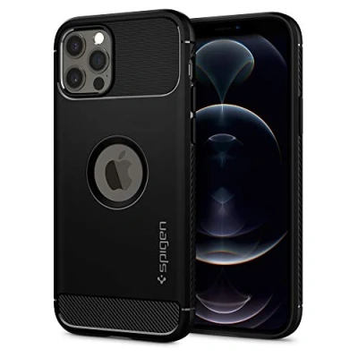 Bild av Spigen för iPhone 12 Skal en Pro Rugged Armor Case Matte Black
