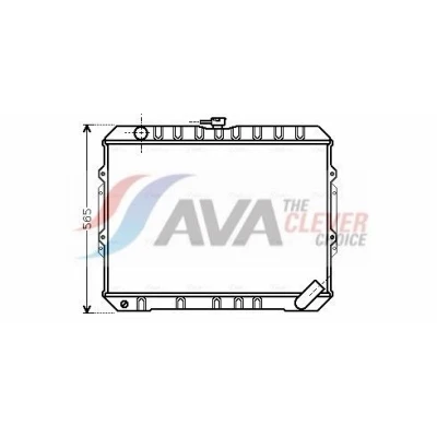 Bild av Kylare, motorkylning AVA QUALITY COOLING MT2187