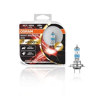 Bild av OSRAM 64210NB200 HCB Ampoule, projecteur longue portée H7 12V 55W 3700K Halogène VOLKSWAGEN: Golf 4, Passat B6 Variant, HONDA: CIVIC 8 Hatchback