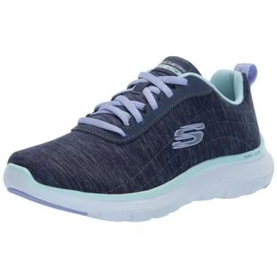 Bild av Skechers Dam Flex Appeal 5.0 Sneaker, Nvmt = marinblå multi, 8.5 Wide