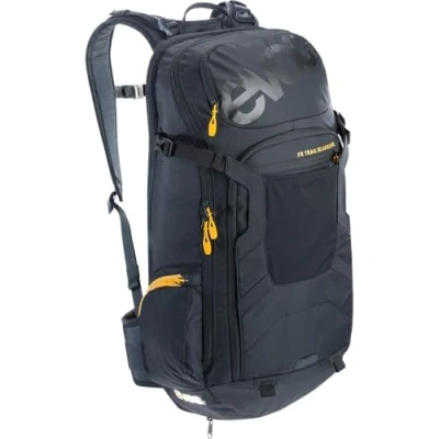 Bild av EVOC FR TRAIL BLACKLINE 20l ryggsäck med skydd, för cykelturer och stigar (LITESHIELD ryggskydd TÜV/GS certifierad cykelryggsäck, LITESHIELD SYSTEM AIR, storlek XL), Svart