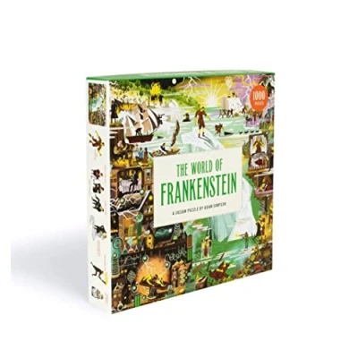 Bild av The World of Frankenstein: A Jigsaw Puzzle by Adam Simpson