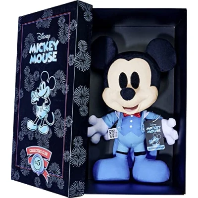 Bild av Simba 6315870306 Disney Celebration Mickey Mouse, Maj Utgåvan, exklusivt för Amazon, Musse Pigg i Plysch 35 cm, Presentförpackning, Special, begränsad Samlarutgåva, Från 0 Månader