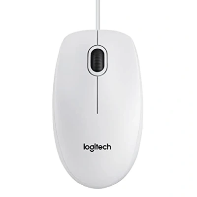 Bild av Logitech B100 Optical USB Mouse mus Optic 3 knappar Vit