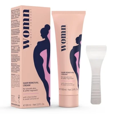 Bild av womn Intimate Comfort HÅRBORTTAGNINGSKRÄM hårborttagningskräm för bikinizonen och armhålorna, 100ml
