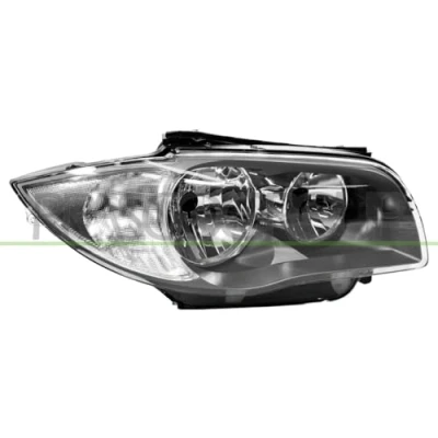 Bild av PRASCO BM1214913 Strålkastare Höger H7/H7 mörkgrå BMW: 1 Hatchback (E87) 116 d, 118 120 i, 116i 2.0, 130 116d 118i i