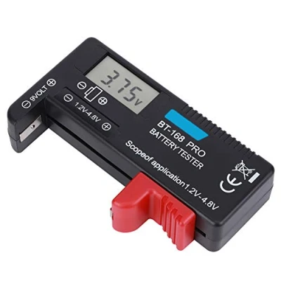 Bild av BT 168PRO Digital LCD batteritestare 1.2V 4.8V Universal f?r sm? batterier Knappcells hush?llsbatteritestare