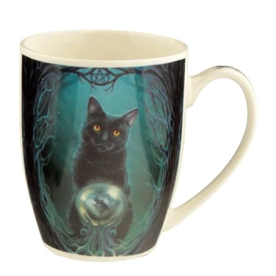 Bild av Puckator Rise of the Witches Cat Lisa Parker New Bone Kina mugg [engelsk import] MULP46