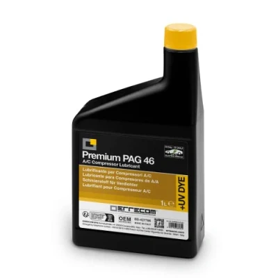 Bild av ERRECOM PAG 46 + UV DYE 1 L, A/C Compressor Oil for Traditional and Electric Vehicles with R134a R1234yf