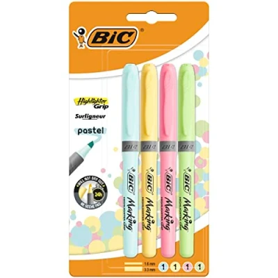 Bild av BIC Markörer Flerfärgad, Paket med 4