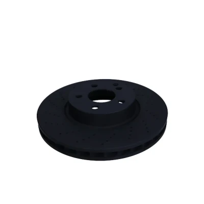 Bild av QUARO QD2084HC Disque de frein 322 32 5 112 percé/revêtement int. peint à haute teneur en carbone sans moyeu roue, boulon fix roue