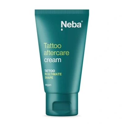 Bild av Neba Tattoo Eftervårdsbalsam med D Panthenol och Aloe Hudvårdande Balm för Eftervård Hudvård nytatuerad hud Fräscha tatueringar Vegansk Tube 50 ml