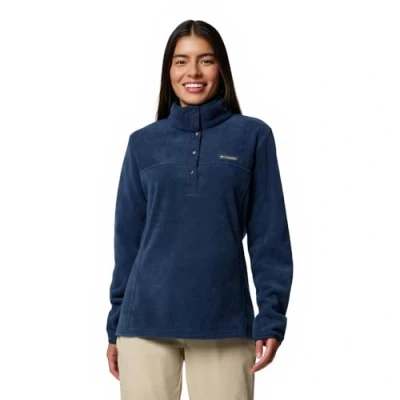 Bild av Columbia Benton SPRINGS 1/2 SNAP Fleecetröja, Storlek: Small, Collegiate navy