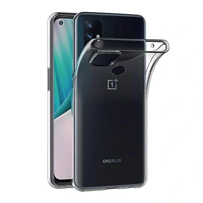 Bild av AICEK fodral kompatibelt med OnePlus Nord N10 5G, transparent silikonskydd för 5G stötfångare klart (6,5 tum)