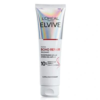 Bild av L&#039;Oréal Paris Elvive Bond Repair Balsam, stärkande, för skadat hår, återskapar inre hårband, med citronsyra, 150 ml
