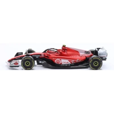 Bild av Ferrari SF 23 GP Las Vegas Carlos Sainz Nr 55 säsong 2023 Formel 1 F1 skala 1/43 Bilmodell DieCast BBurago 36836