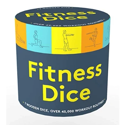 Bild av Fitness Dice: 7 Wooden Dice, Over 45,000 Workout Routines