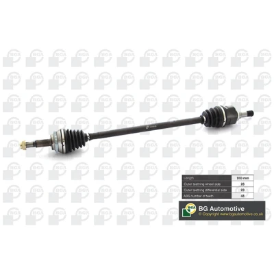 Bild av BGA DS7610R Arbre de transmission Essieu avant droit 910, 910 TOYOTA: Corolla IX 3/5 portes