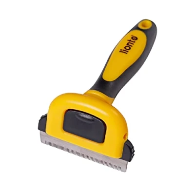 Bild av Husdjur pälsvårdsset med olika ergonomiskt formade borstar och kammar för daglig vård av hundar katter små djur (hundborste liten 6,6 cm bredd)