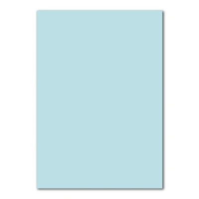 Bild av FarbenFroh 50 enkla kort pappersark A5 format ljusblå 240 g/m² 14,8 x 21 cm pysselfolie, färgat papper, fotokartong, färgad kartong