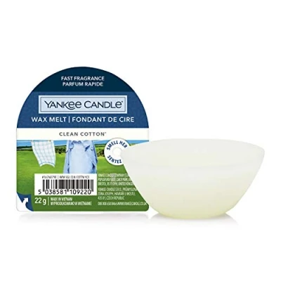 Bild av Yankee Candle vax smälter, ren bomull, upp till 8 timmars doft, 1 antal