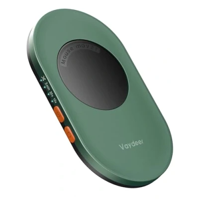 Bild av Vaydeer Ultra Slim Mouse Mover, Air 3 Jiggler med justerbar intervalltimer, ej upptäckbar och ljudlös, simulerar realistisk rörelse, körfri skakare för att hålla datorn aktiv (mörkgrön)