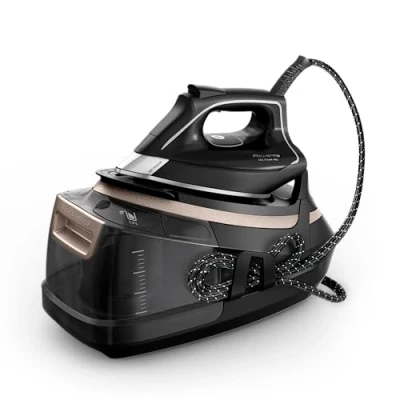 Bild av Rowenta Eco Steam Pro strykcenter hög ångeffekt, effektiv, optimal ångfördelning, 1,3 l avtagbar vattentank, tyst teknik, miljövänlig design, DG9640
