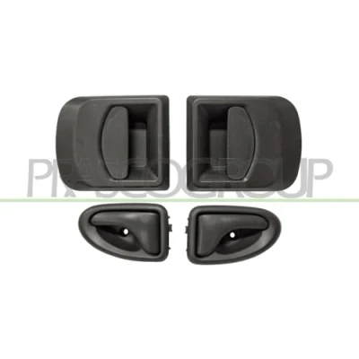 Bild av PRASCO FT9268000 Poignée De Porte extérieur, intérieur, avant gauche, droite noir IVECO: DAILY 3 Kasten/Kombi, 3, Bus