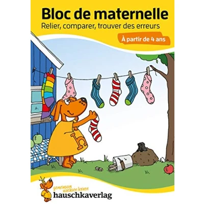Bild av Bloc de maternelle à partir 4 ans Cahier d&#039;activités pour les enfants ans: Activités et Jeux educatifs devinettes Un passe temps utile ludique: 761