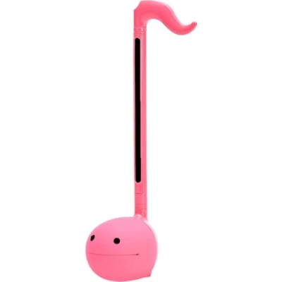 Bild av Otamatone normal rosa, japanskt elektroniskt musikinstrument, bärbart beröringskänsligt digitalt musikinstrument synthesizer, barn tonåringar vuxna rolig cool födelsedag jul leksak gåva sångspel
