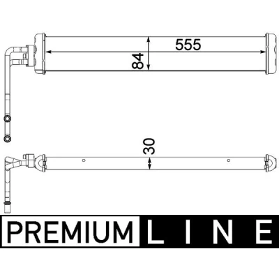 Bild av MAHLE ORIGINAL CLC 99 000P Radiateur d&#039;huile de boite vitesse automatique BMW: 5 Berline