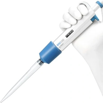 Bild av ONiLAB 210 ml laboratorium enkelkanal pipett scientific laboratoriemikropipett handbok justerbar volym, hög precision, pipetterare