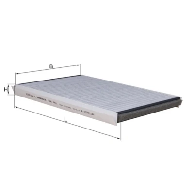 Bild av Filter, kupéventilation KNECHT LAK 441