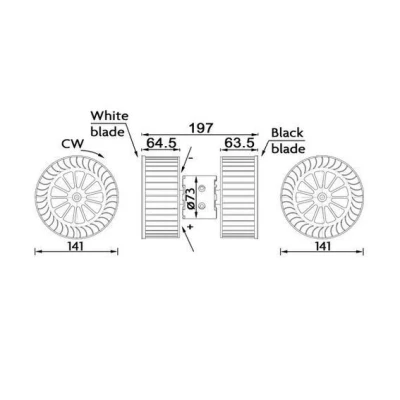 Bild av MAHLE ORIGINAL AB 192 000S Pulseur d&#039;Air pour véhicules avec système de climatisation direction à droite/à gauche BMW: 3 Coupe, Berline