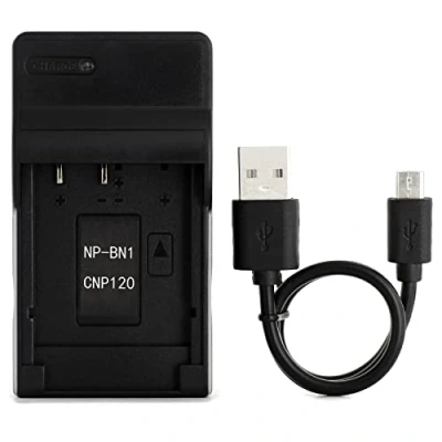 Bild av NP BN1 USB Laddare för Sony Cyber shot DSC T110, T99, TF1, TX30, TX20, TX200V, TX10, TX9, TX5, WX80, W620, WX9, WX150 Kamera och Mer