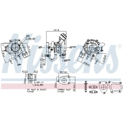 Bild av Turboaggregat Nissens 93233