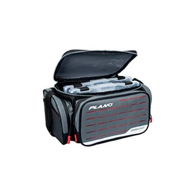 Bild av PLANO Weekend Series Tackle Case 3600Tåligt fiske Stor tackelväska, Tackleförvaringsväskor för sportfiskare, all organisering av din fiskeredskap och verktyg, Molle panel, Inkl. 2 StowAway lådor
