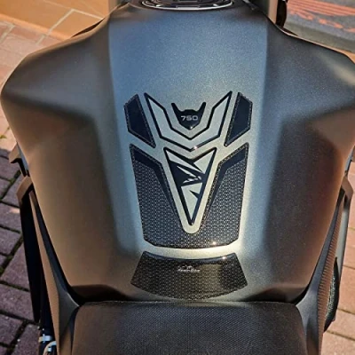 Bild av Resin Bike motorcykeldekaler kompatibla med Honda Hornet 750 2023. Skydd för bränsletanken mot slag och repor. 3D resindekaler CB750 Tillverkade i Italien.